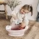 Cadita pentru papusa Smoby Baby Nurse Baleno Bath roz cu accesorii Cadita pentru papusa Smoby Baby Nurse Baleno Bath roz cu accesorii