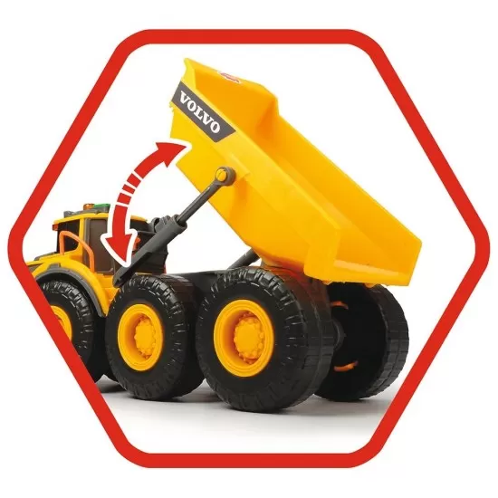 Camion basculant Volvo cu lumini si sunete Camion basculant Volvo cu lumini si sunete