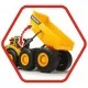 Camion basculant Volvo cu lumini si sunete Camion basculant Volvo cu lumini si sunete
