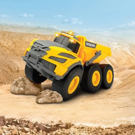 Camion basculant Volvo cu lumini si sunete Camion basculant Volvo cu lumini si sunete