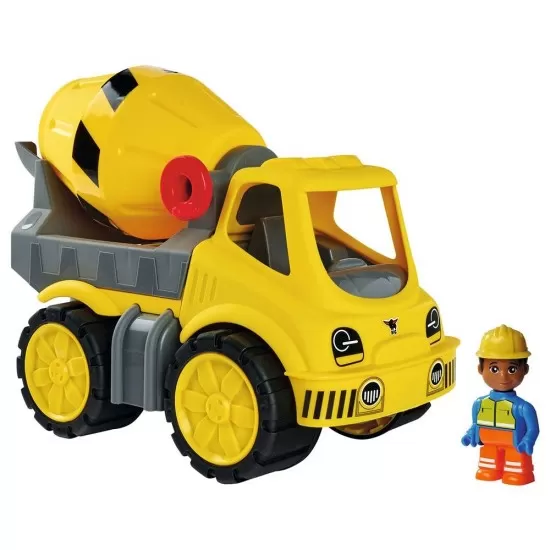 Camion betoniera Big Power Worker cu figurina Camion betoniera Big Power Worker cu figurina