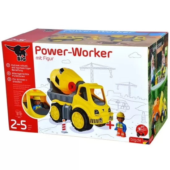 Camion betoniera Big Power Worker cu figurina Camion betoniera Big Power Worker cu figurina