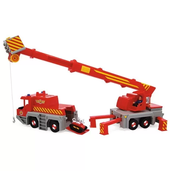 Camion cu macara Simba Fireman Sam Rescue Crane 2 in 1 Camion cu macara Simba Fireman Sam Rescue Crane 2 in 1