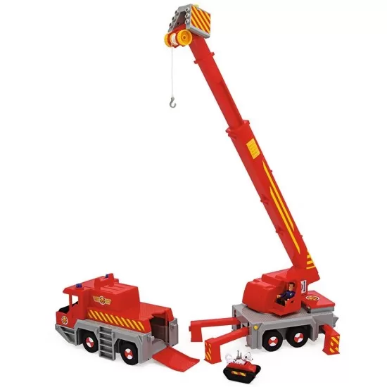 Camion cu macara Simba Fireman Sam Rescue Crane 2 in 1 Camion cu macara Simba Fireman Sam Rescue Crane 2 in 1