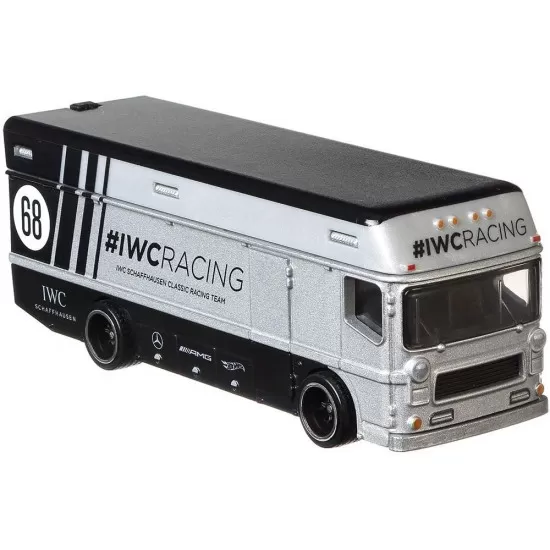 Camion Hot Wheels cu masina Mercedes-Benz 300 SL Camion Hot Wheels cu masina Mercedes-Benz 300 SL