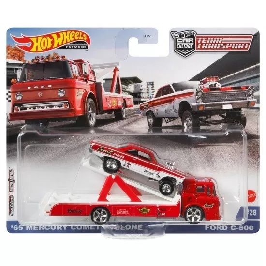 Camion Hot Wheels Car Culture Ford C-800 cu masina Mercury Comet Cyclone 65 Camion Hot Wheels Car Culture Ford C-800 cu masina Mercury Comet Cyclone 65