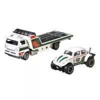 Camion Hot Wheels Mattel Car Culture Wide Open cu masina Volkswagen Baja Bug