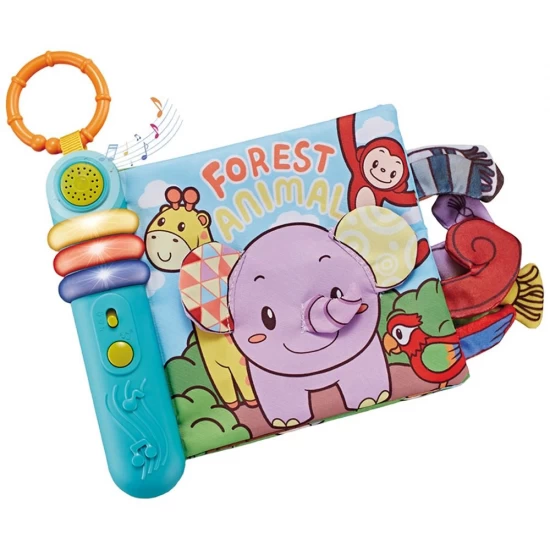 Carte senzoriala pentru copii Chipolino cu lumini si melodii Forest Carte senzoriala pentru copii Chipolino cu lumini si melodii Forest
