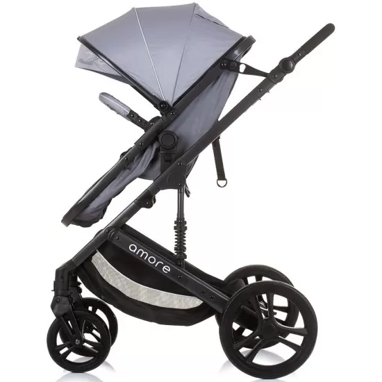 Carucior copii 2 in 1 Chipolino Amore Ash Grey Carucior copii 2 in 1 Chipolino Amore Ash Grey