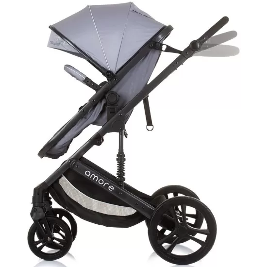 Carucior copii 2 in 1 Chipolino Amore Ash Grey Carucior copii 2 in 1 Chipolino Amore Ash Grey