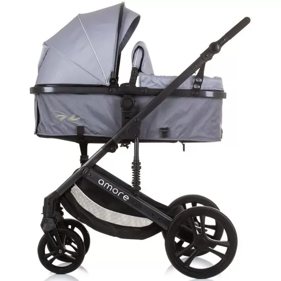 Carucior copii 2 in 1 Chipolino Amore Ash Grey Carucior copii 2 in 1 Chipolino Amore Ash Grey