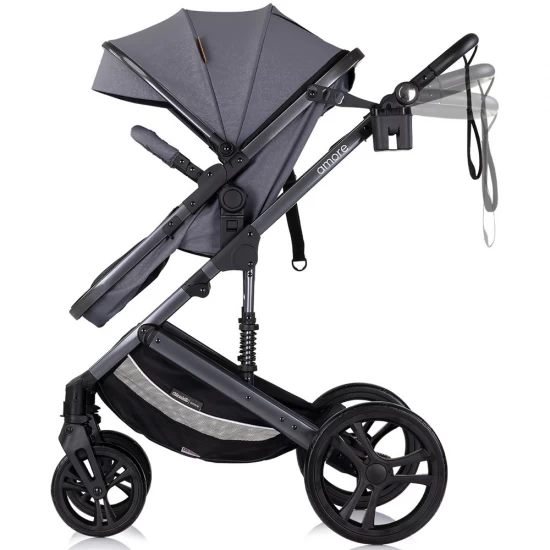 Carucior copii 2 in 1 Chipolino Amore Cloud Grey Carucior copii 2 in 1 Chipolino Amore Cloud Grey
