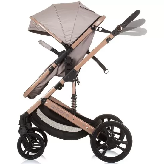 Carucior copii 2 in 1 Chipolino Amore Macadamia Carucior copii 2 in 1 Chipolino Amore Macadamia
