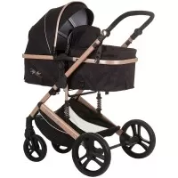 Carucior copii 2 in 1 Chipolino Amore Obsidian Gold