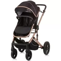 Carucior copii 2 in 1 Chipolino Amore Obsidian Gold