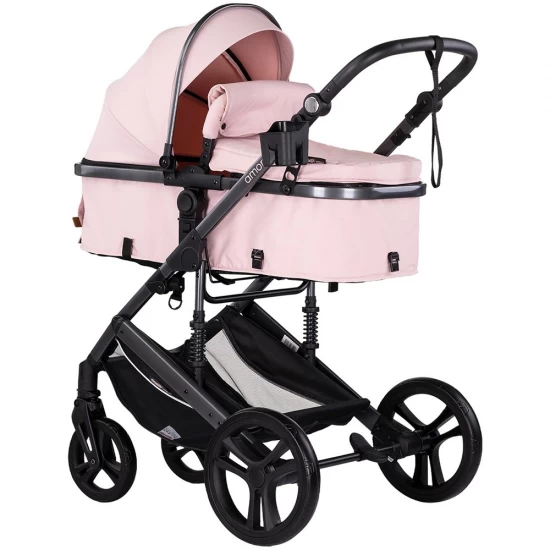 Carucior copii 2 in 1 Chipolino Amore Pink Marshmallow Carucior copii 2 in 1 Chipolino Amore Pink Marshmallow