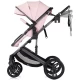Carucior copii 2 in 1 Chipolino Amore Pink Marshmallow Carucior copii 2 in 1 Chipolino Amore Pink Marshmallow