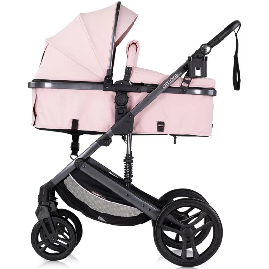 Carucior copii 2 in 1 Chipolino Amore Pink Marshmallow Carucior copii 2 in 1 Chipolino Amore Pink Marshmallow