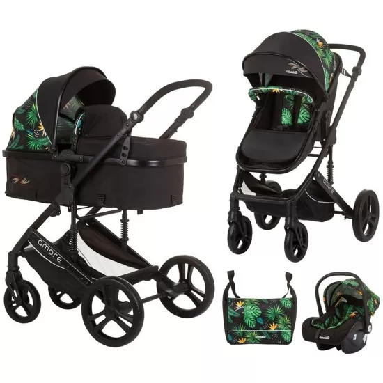 Carucior copii 3 in 1 Chipolino Amore Jungle Carucior copii 3 in 1 Chipolino Amore Jungle