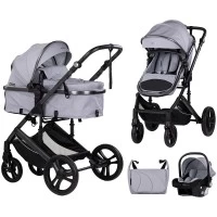 Carucior copii 3 in 1 Chipolino Amore Platinum