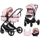 Carucior copii 3 in 1 Chipolino Amore Powder Pink