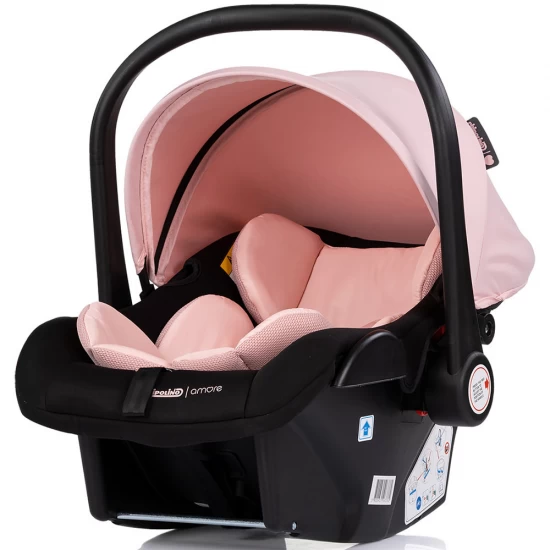 Carucior copii 3 in 1 Chipolino Amore Powder Pink