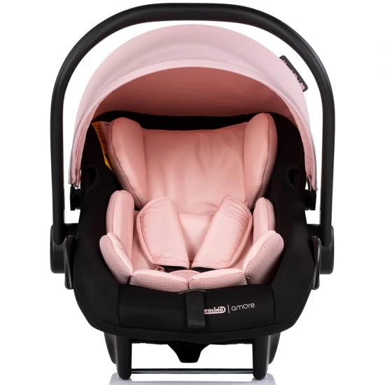 Carucior copii 3 in 1 Chipolino Amore Powder Pink
