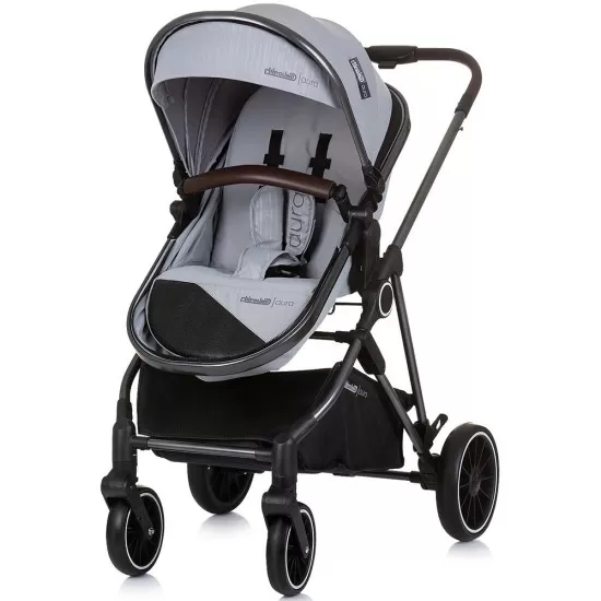 Carucior copii 2 in 1 Chipolino Aura Ash Grey Carucior copii 2 in 1 Chipolino Aura Ash Grey