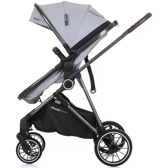 Carucior copii 2 in 1 Chipolino Aura Ash Grey Carucior copii 2 in 1 Chipolino Aura Ash Grey