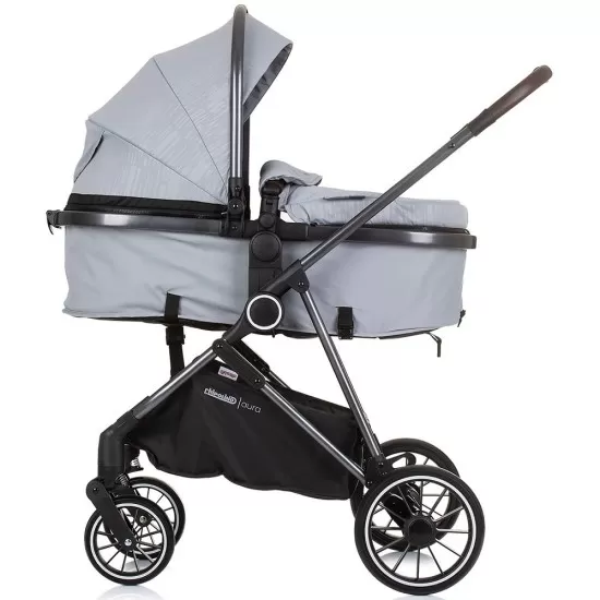 Carucior copii 2 in 1 Chipolino Aura Ash Grey Carucior copii 2 in 1 Chipolino Aura Ash Grey