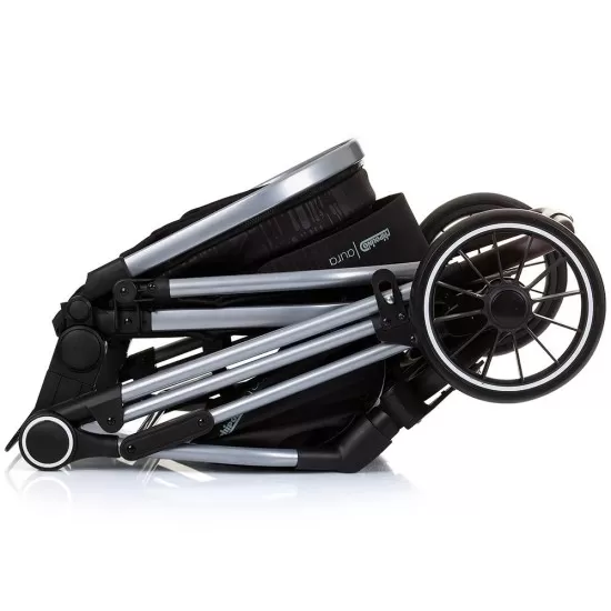 Carucior copii 2 in 1 Chipolino Aura Obsidian Silver