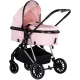 Carucior copii 2 in 1 Chipolino Aura Pink Marshmallow Carucior copii 2 in 1 Chipolino Aura Pink Marshmallow