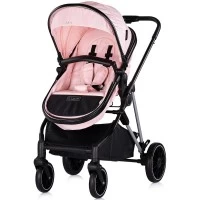 Carucior copii 2 in 1 Chipolino Aura Pink Marshmallow