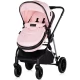 Carucior copii 2 in 1 Chipolino Aura Pink Marshmallow Carucior copii 2 in 1 Chipolino Aura Pink Marshmallow