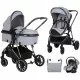 Carucior copii 3 in 1 Chipolino Aura Ash Grey Carucior copii 3 in 1 Chipolino Aura Ash Grey