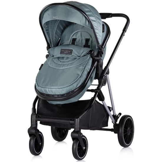 Carucior copii 3 in 1 Chipolino Aura Basil Carucior copii 3 in 1 Chipolino Aura Basil