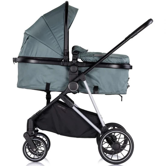 Carucior copii 3 in 1 Chipolino Aura Basil Carucior copii 3 in 1 Chipolino Aura Basil