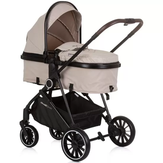 Carucior copii 3 in 1 Chipolino Aura Macadamia Carucior copii 3 in 1 Chipolino Aura Macadamia
