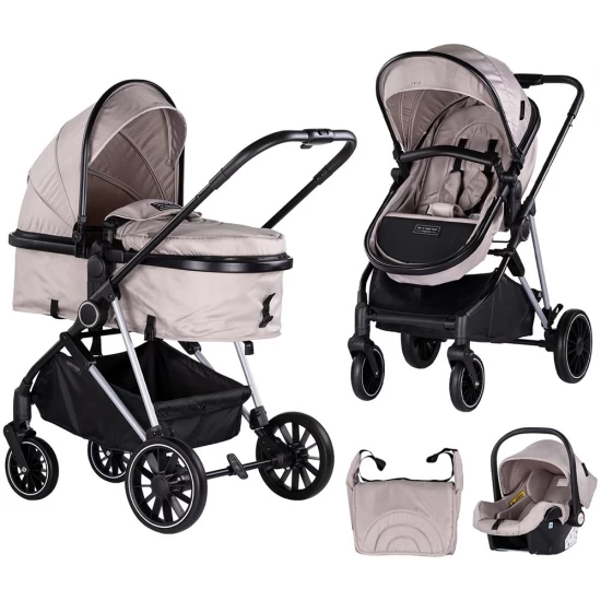 Carucior copii 3 in 1 Chipolino Aura Tiramisu Carucior copii 3 in 1 Chipolino Aura Tiramisu