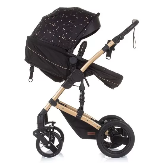 Carucior copii 2 in 1 transformabil Chipolino Camea Ebony Carucior copii 2 in 1 transformabil Chipolino Camea Ebony