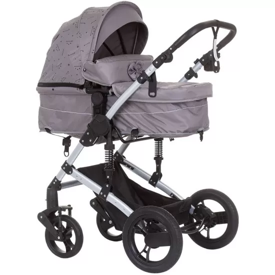 Carucior copii 2 in 1 transformabil Chipolino Camea Graphite Carucior copii 2 in 1 transformabil Chipolino Camea Graphite