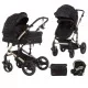 Carucior copii 3 in 1 Chipolino Camea Ebony Carucior copii 3 in 1 Chipolino Camea Ebony