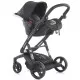 Carucior Chipolino Electra 3 in 1 Gold cu cadru negru Carucior Chipolino Electra 3 in 1 Gold cu cadru negru