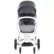Carucior Chipolino Electra 3 in 1 Silver cu cadru alb Carucior Chipolino Electra 3 in 1 Silver cu cadru alb