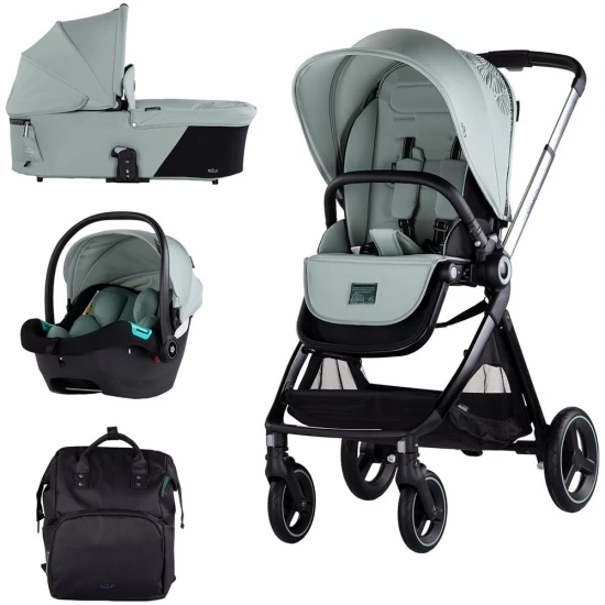 Carucior copii 3 in 1 Chipolino Elite Basil