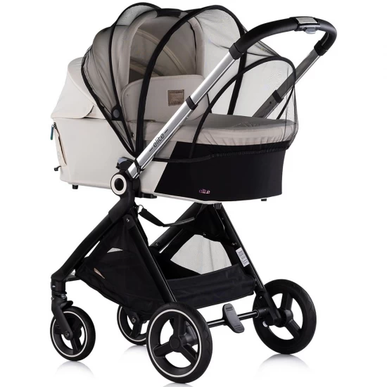 Carucior copii 3 in 1 Chipolino Elite Biscotta Carucior copii 3 in 1 Chipolino Elite Biscotta