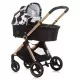 Carucior copii 3 in 1 Chipolino Elite Black White Carucior copii 3 in 1 Chipolino Elite Black White