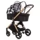 Carucior copii 3 in 1 Chipolino Elite Black White Carucior copii 3 in 1 Chipolino Elite Black White