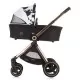 Carucior copii 3 in 1 Chipolino Elite Black White Carucior copii 3 in 1 Chipolino Elite Black White