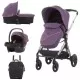 Carucior copii 3 in 1 Chipolino Elite Lilac Carucior copii 3 in 1 Chipolino Elite Lilac